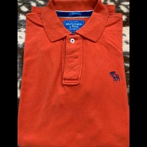 Authentic Men’s Abercrombie & Fitch Orange Polo